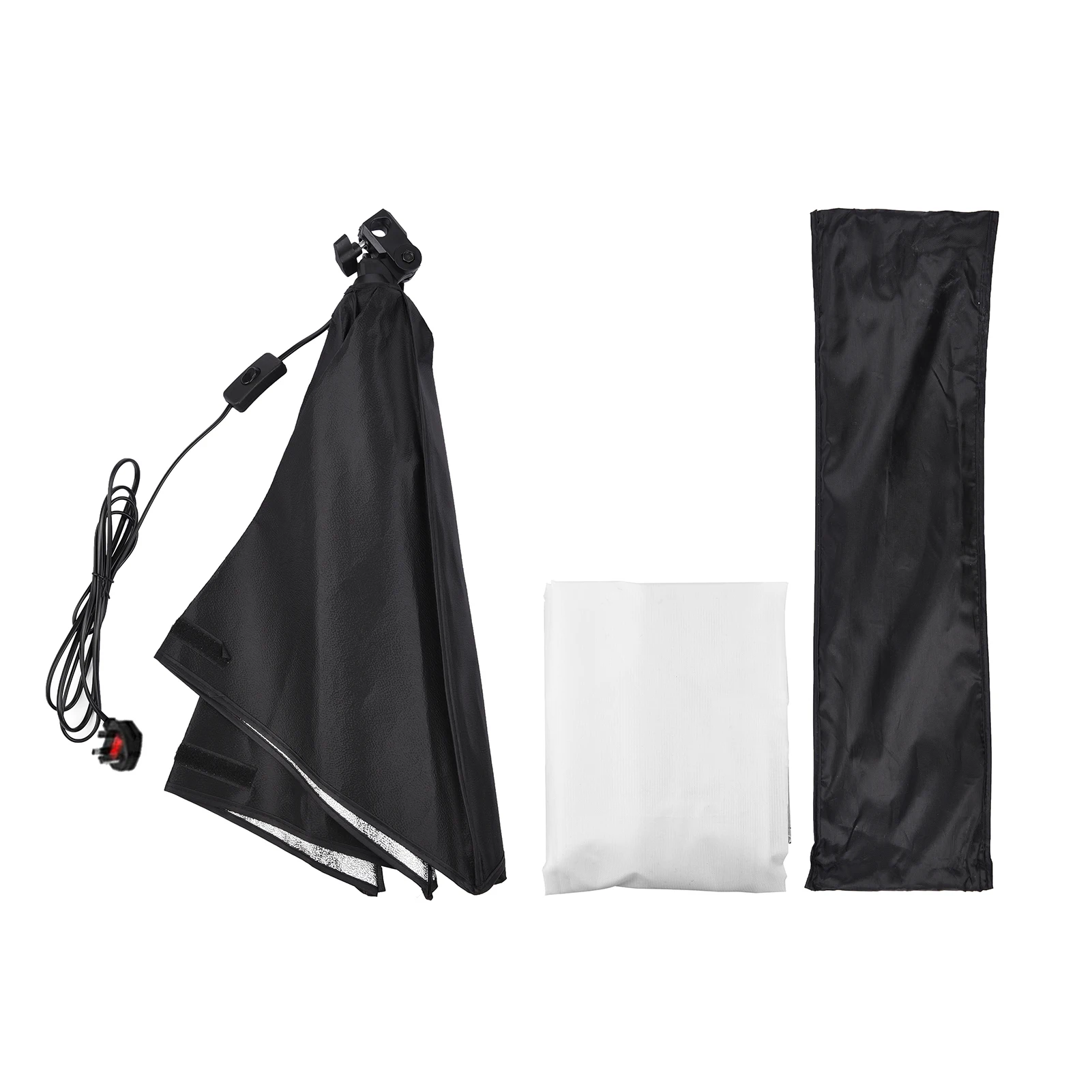 Softbox 50*70cm Studio Photography E27 Socket Carry Bag for Live Streaming Portrait Product Photo Video 100-240V Softbox