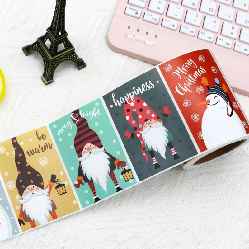 クリスマスラベル用のロール,448f 200枚,粘着性