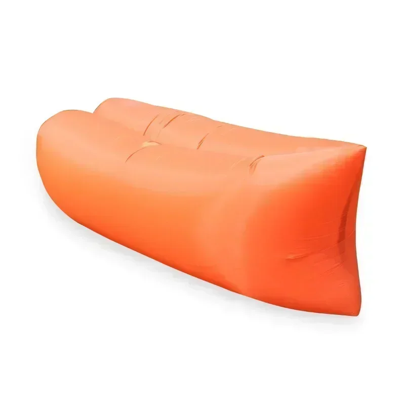 Portable Inflatable Recliner Lazy Sofa Outdoor Portable Camping Sofa Concert Recliner Mesh Red Inflatable Lazy Sofa Bag