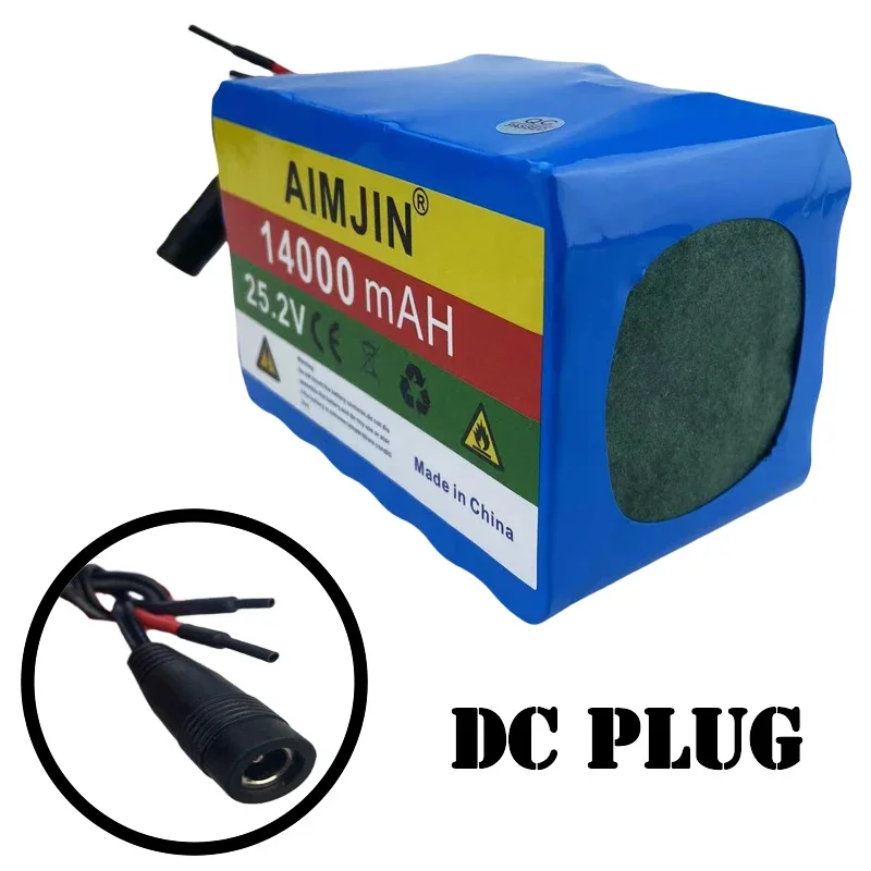 

25.2V 14000mAh 6S4P Rechargeable Lithium Battery Pack, suitable for various electronic devices, transportation devices+chargers