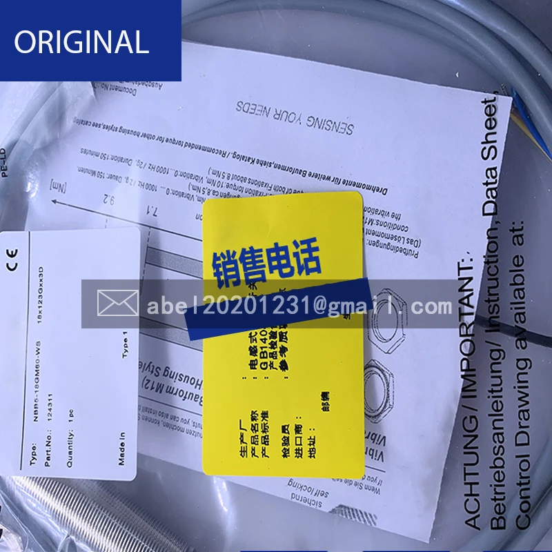 Novo sensor nbb5-18gm60-ws