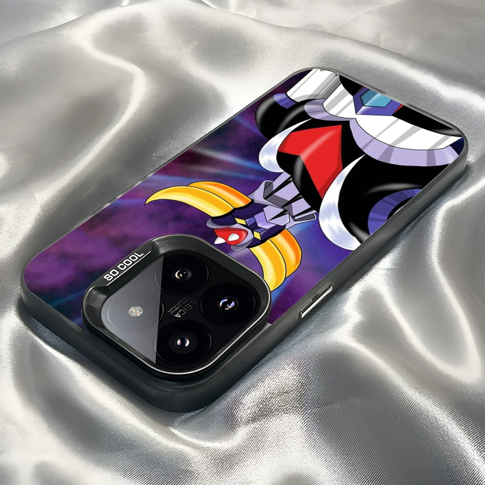 Epc UFO Robot Goldorak Phone Case IMD Phone Case For IPhone 16 15 14 13 12 11 Pro Max Plus Color Silver Cover