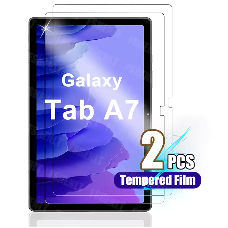 

2 шт., защитная пленка из закаленного стекла 9H для планшета Samsung Galaxy Tab A7 10,4 дюйма SM-T500/T505, защитная пленка от отпечатков пальцев