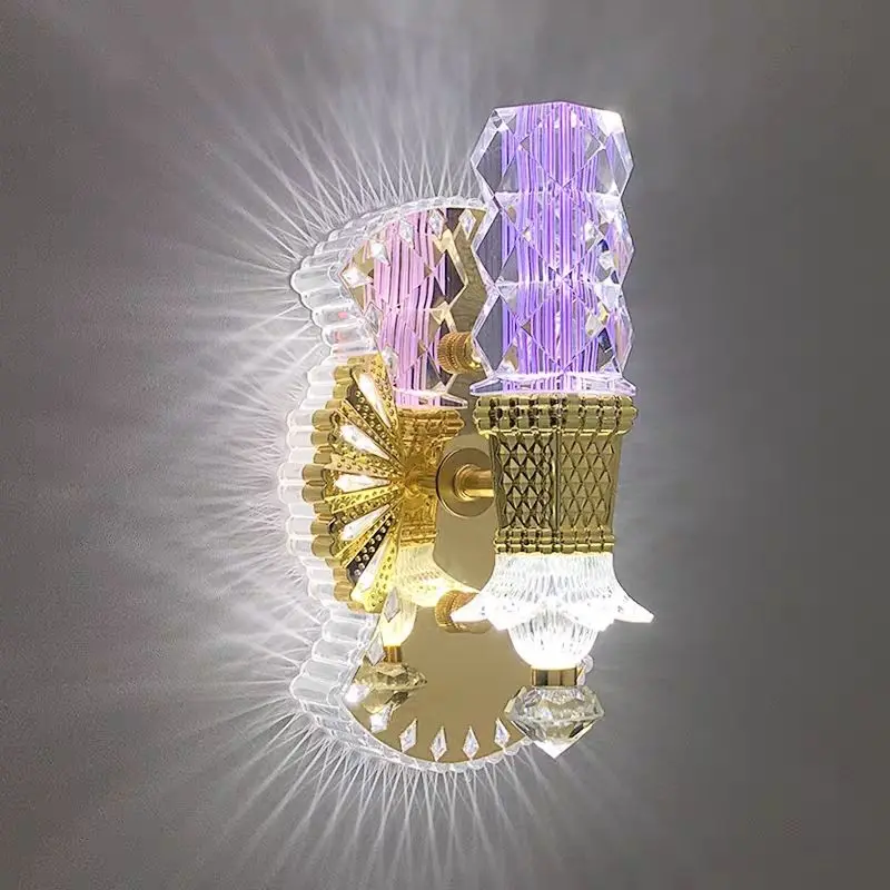 

2025 Modern Minimalist Glam Wall Light Creative Ambient Lighting for Bedroom Living Room