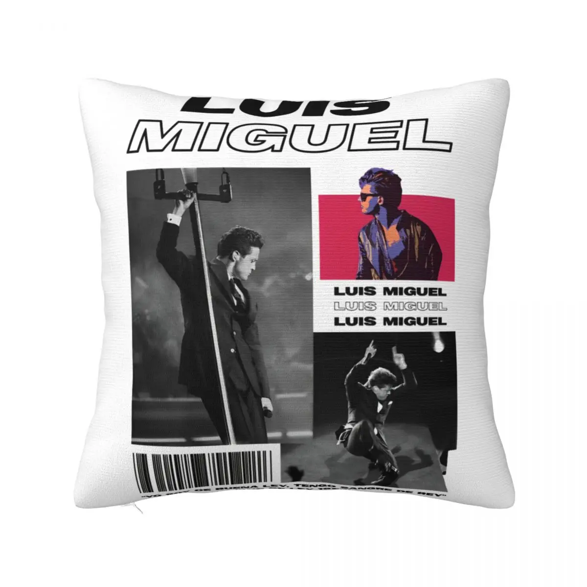 Sofa Decorations Luis Miguel Singer Music Fan Gift Pillowcases Merch Pillow Covers Square Multiple Sizes