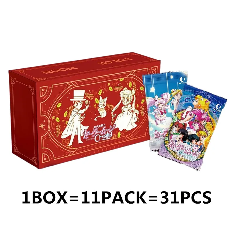 Sailor Moon Card 31th Anniversary Eternal Crystal Series Tcg Anime Girl Party Swimsuit Bikini Feast Booster Box Doujin Toy Gift