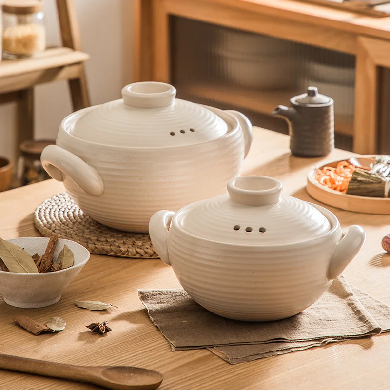 New design sourdough bread bread puree potato pot ceramic cooking soup pot covered round casserole set