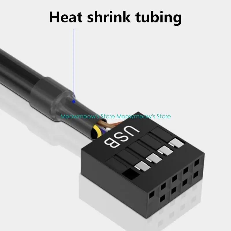 W91A USB ~ USB 2.0 PC 케이스 및 Legacys 장치 용 Motherboards 변환 케이블