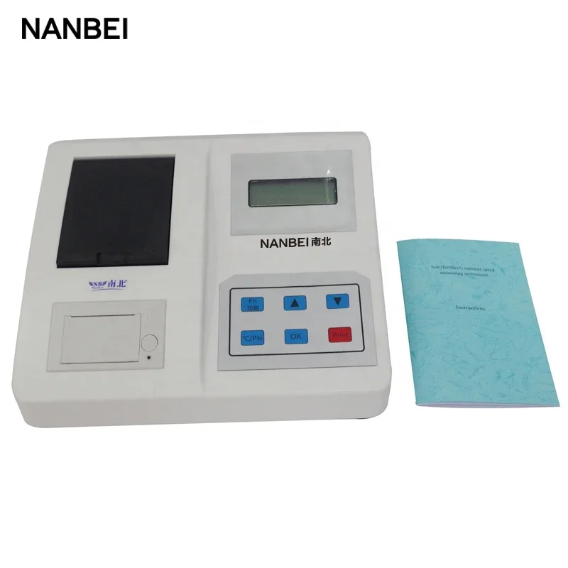 Soil lab testing equipment agriculture N, P, K, npk ph soil nutrient tester meter for sale