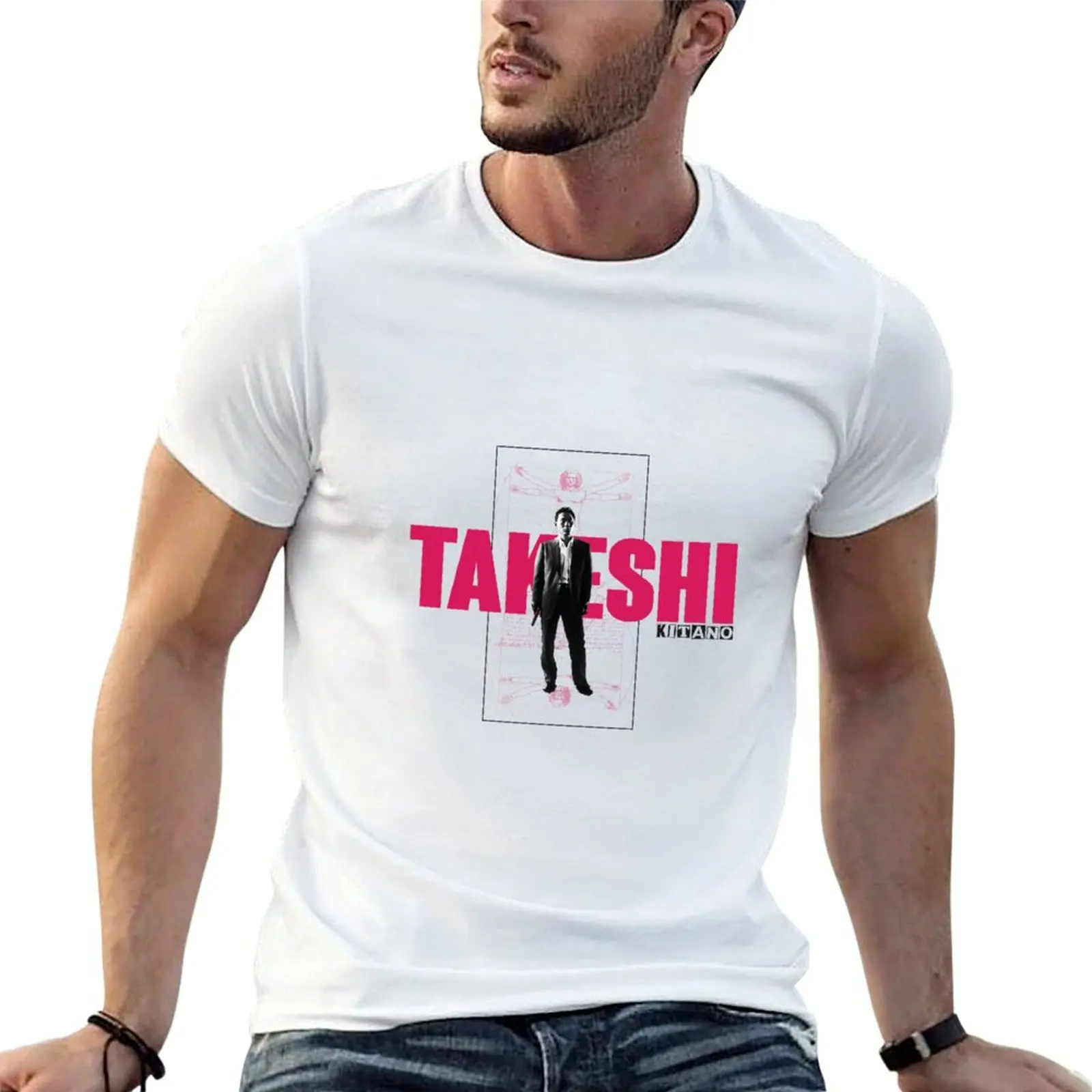 

t Kitano 100% printed T-Shirt cotton Takeshi tshirt shirts for man