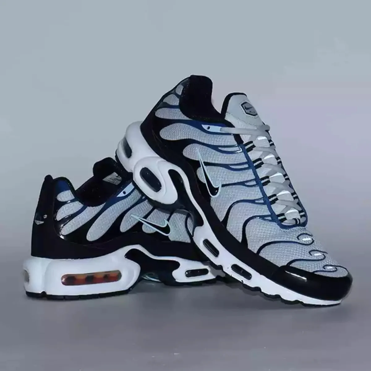 Nike Air Max Plus TN Pure Platinum Court Blue Men Refreshing Street Tuned Air Casual Running Shoes FN6949-001