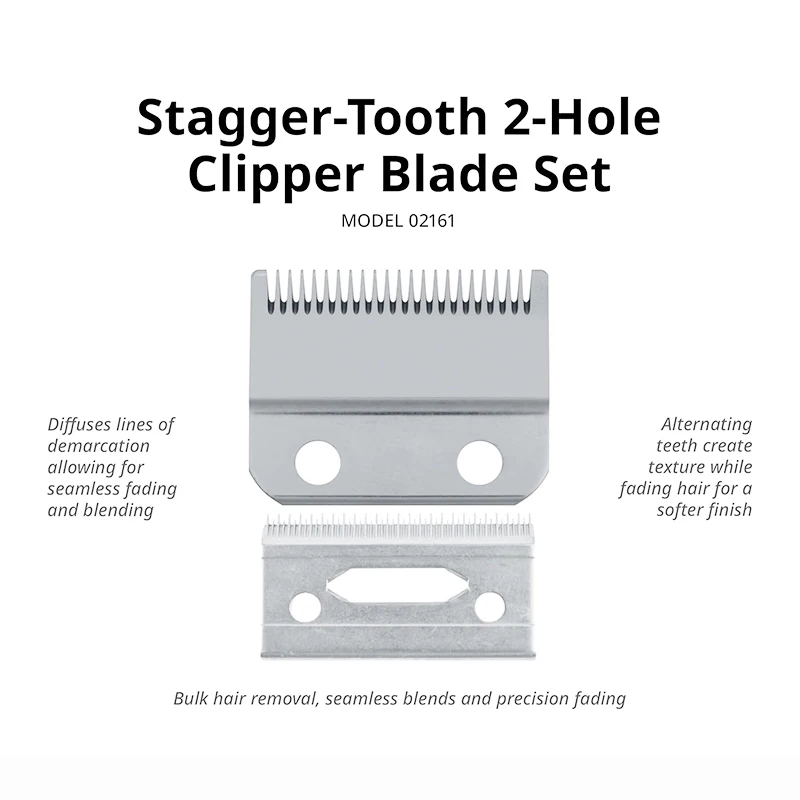 Professional Stagger - Tooth Replacement Blendling #2161 Blade For Wahl 5 Star Series Cordless Magic Clip Hair Clippers