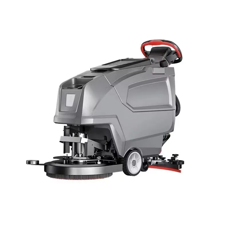 New Hand-Push Electric Scrubber: High-Power, Low-Noise For Multi-Floor Types Ideal For Paint, Tile, Marble & Cement Floors