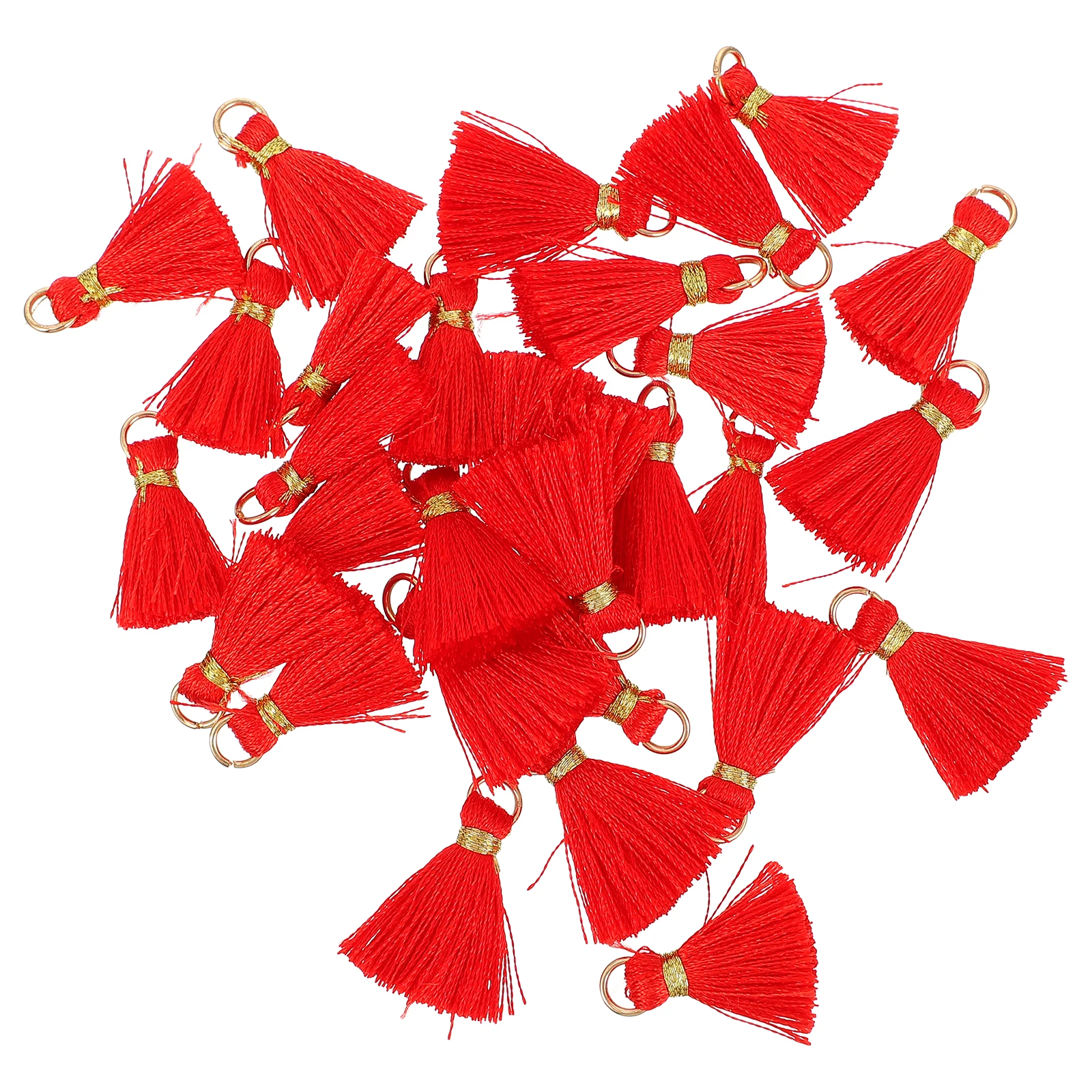 

30pcs Decorative Tassel for DIY Projects High Quality Fringe Gift Packaging Pendant Craft Supplies Elastic Band