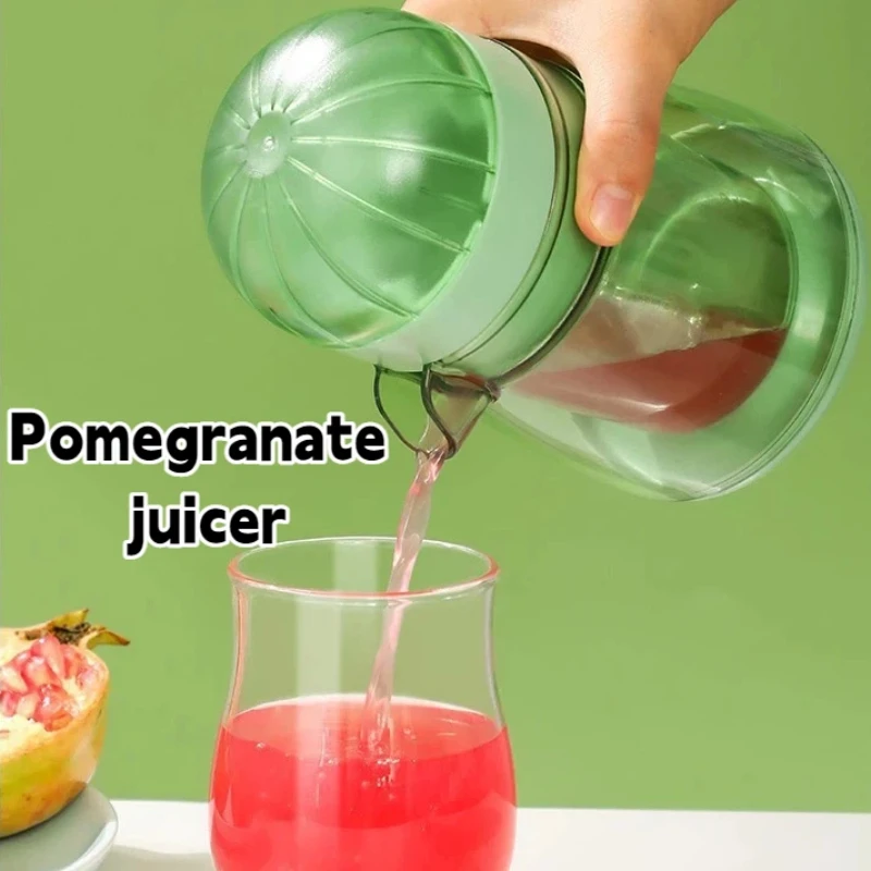 Manuelle Granatapfelsaftpresse, Entsafter mit Quetschfunktion, Obst- und Orangensaftpresse, kleines Küchenwerkzeug für den Haushalt – Detail 7