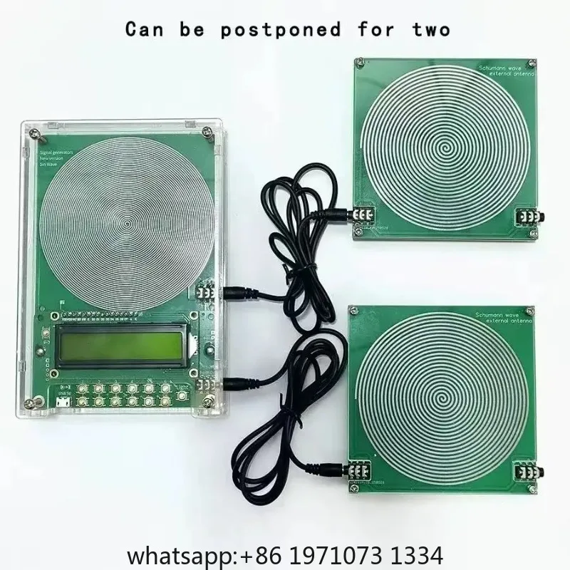 7.83HZ Schumann Signal Generator 0.1Hz-99999Hz Adjustable Frequency Can Be Connected External Antenna Board Micro USB Inter