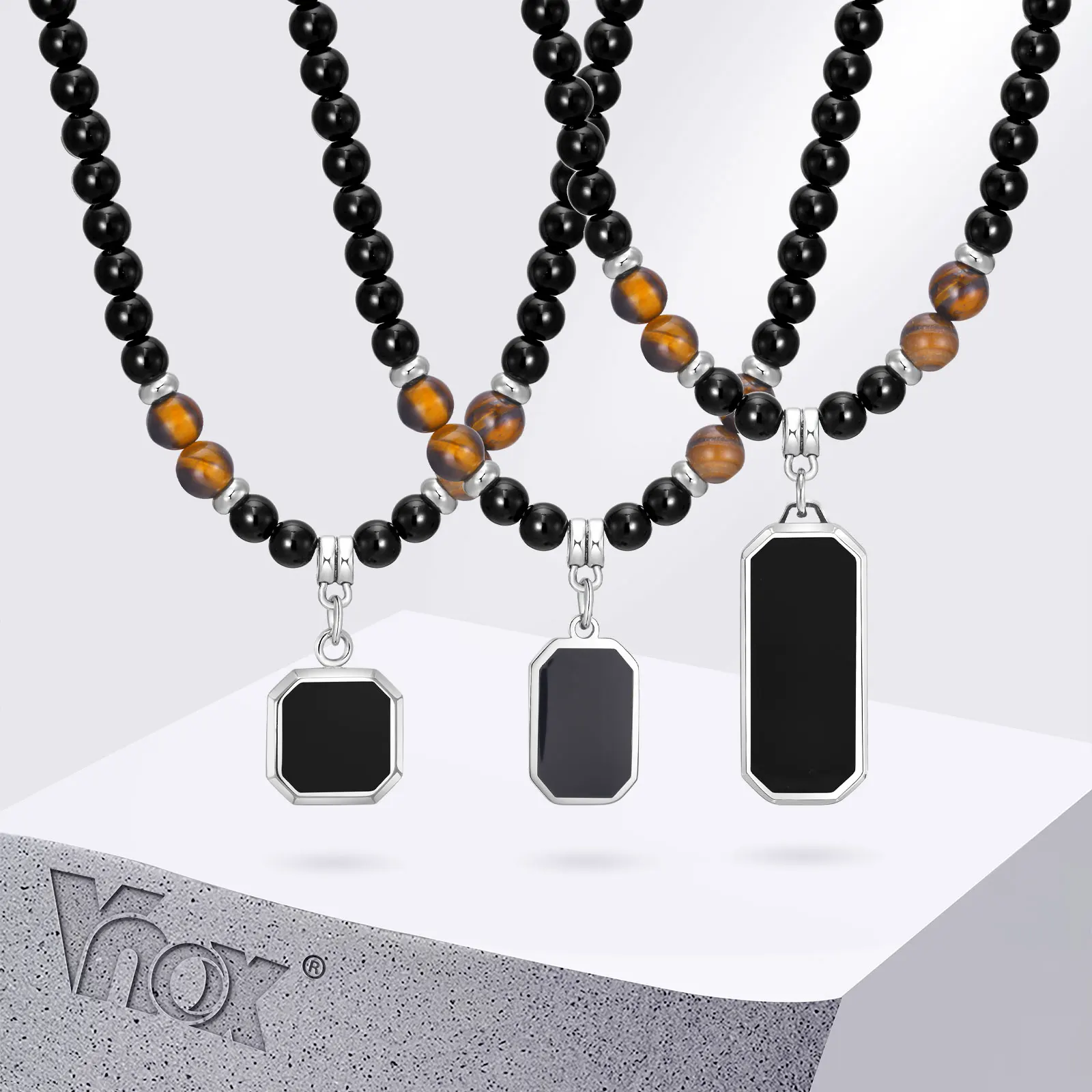 Vnox Mens Geometric… - image