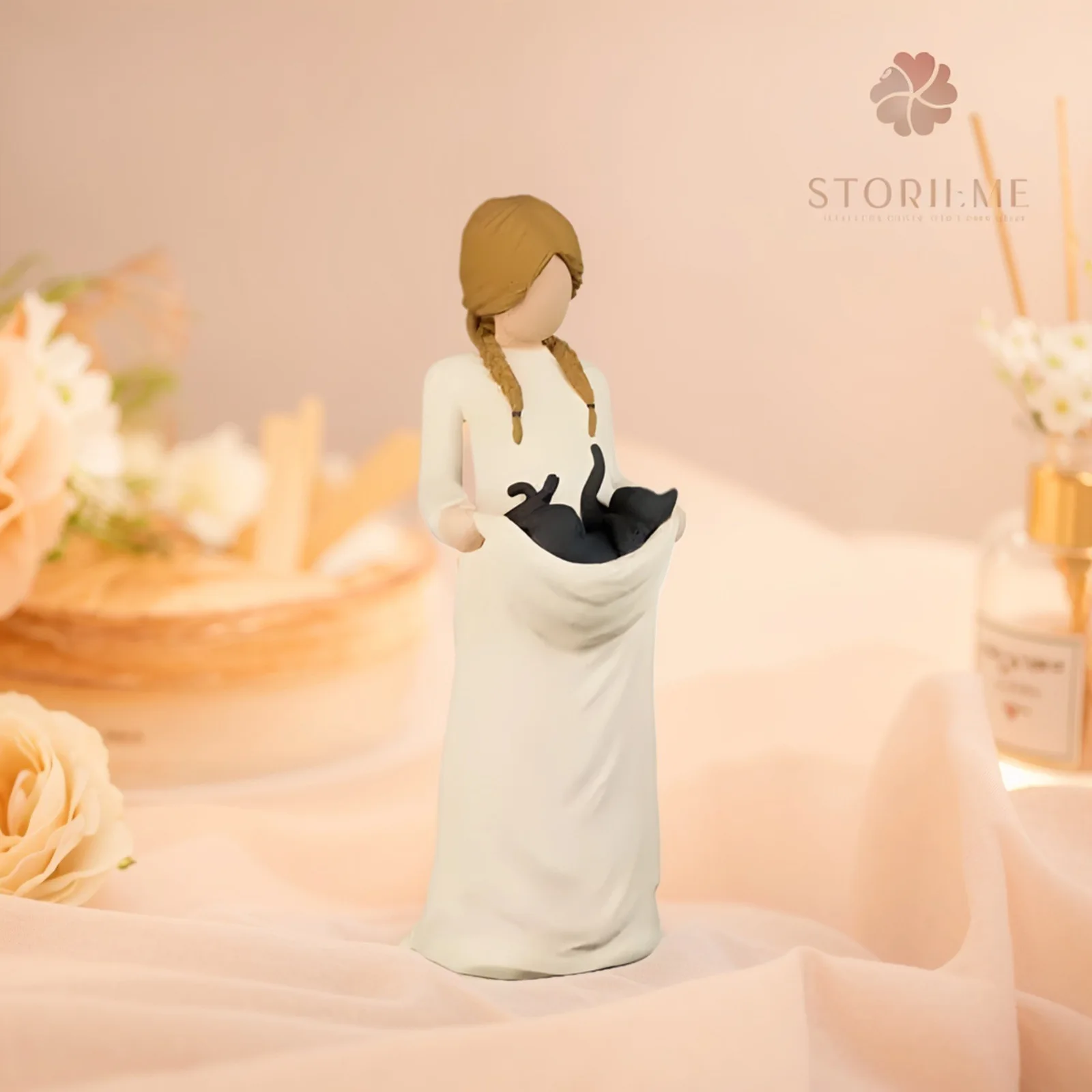 

1 Resin Reading Thinker Statue - Ladies’ Book Fans’ Favorite Gifts, Send Readers/Graduate/Teacher/Students’ Literary Ornament