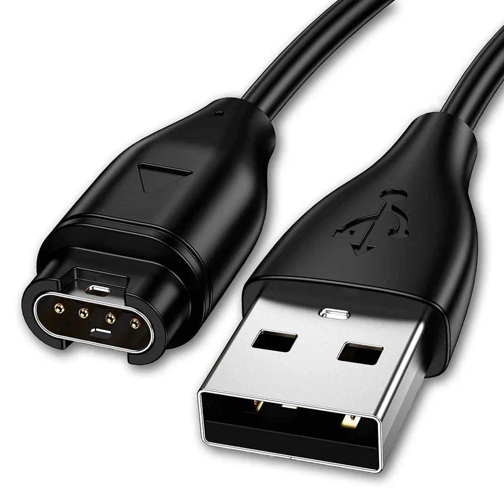 1M USB Charging Cable For Garmin Fenix 7 7S 7X 6 6S 6X 5 5X 5S Plus Vivoactive 3 Forerunner 945 935 245 255 Charger Cable Dock
