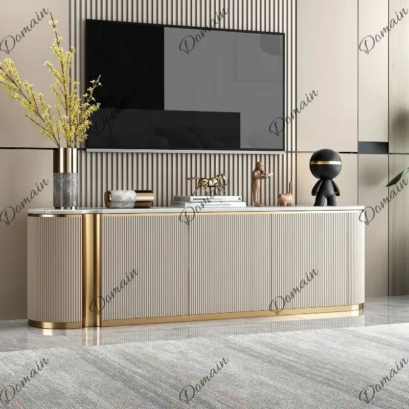 9DI Narrow Beige Simple Tv Cabinet Minimalist Classic 180Cm Japanese Living Room Tv Stands Designer Mueble Televisor Furniture H