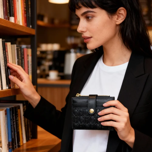 Cartera para mujer Premium Sense, tarjetero a la moda para mujer, temperamento, práctico bolso pequeño para mujer, elegante, de alta calidad