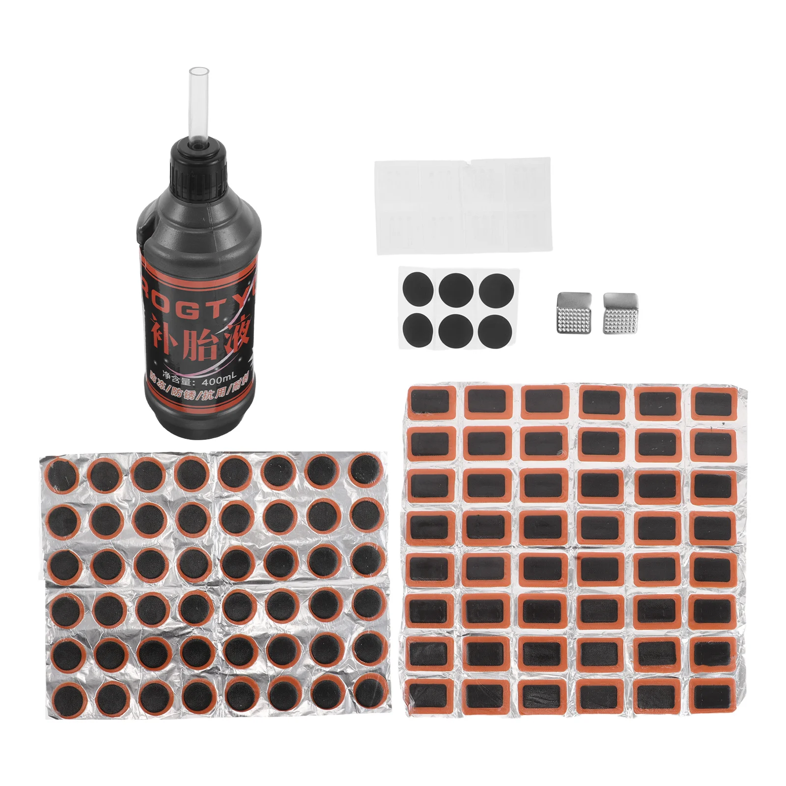 

1 Set Bicycle Patch Kit Bike Set With Inner Tube Patch Repair Tools For Cycling Road Mountain Bike Repair Tools Durable