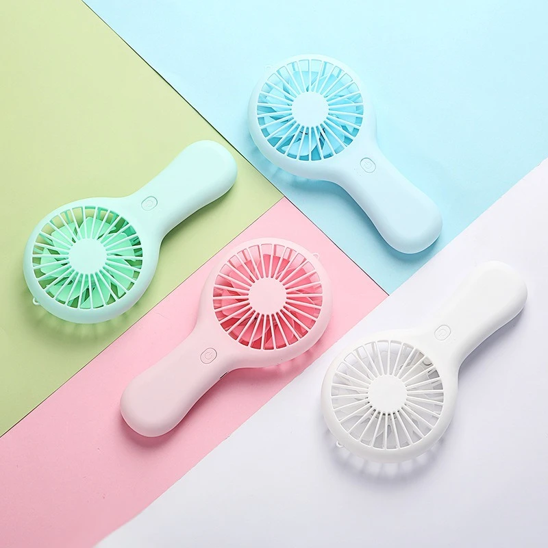 New model Mini Portable Creative USB charging Fan compact Handheld portable fan Gift Student home work Travel pocket desk fan image 2