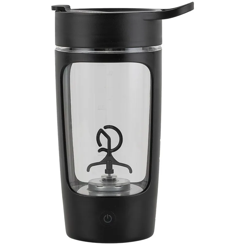 Electric Mixing Cup USB Charging Portable Plastic Automatic Brewing Milkshake Shaking Cup Coffee Mixing Cup