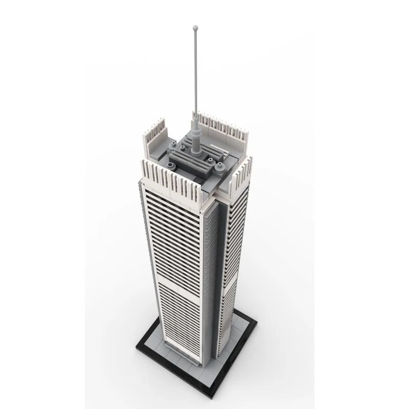 1502-Piece 1:800 Scale New York Skyline Tower Construction Set - Premium MOC Blocks, Decorative Collectible, Gift for Architectu