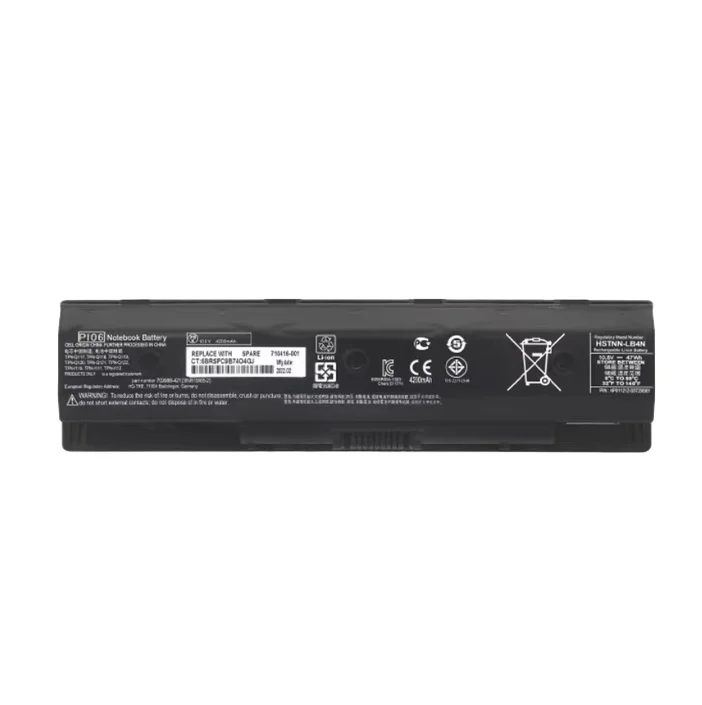 

Pi06 for hp tpn-q117/q118/q119/q120/q121/q122 tpn-i110/i111/i112 laptop battery 5200mah