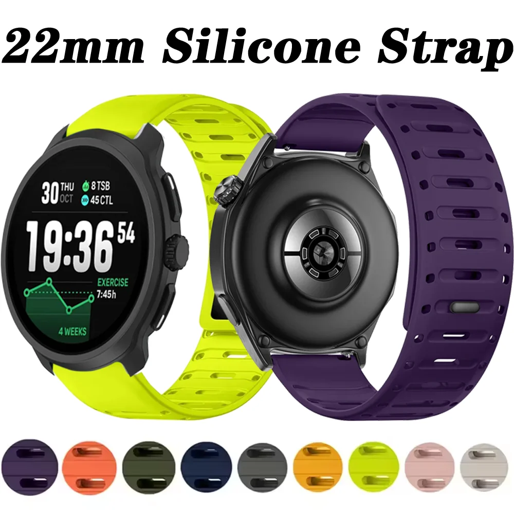 22Mm Silicone Strap…