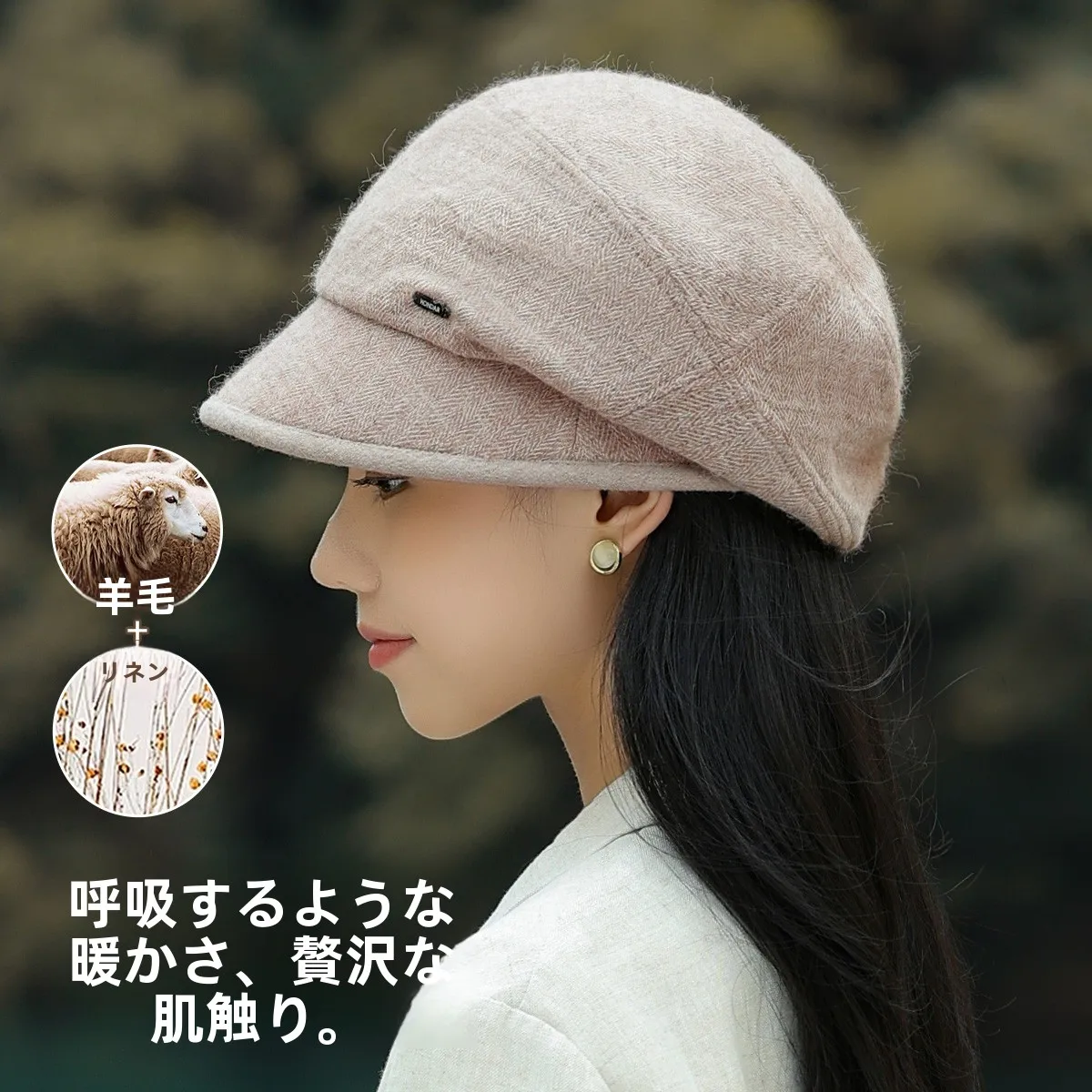 chapeau-de-pecheur-chaud-en-laine-pour-femme-style-capsule-a-couronne-haute-pliable-amincissant-le-visage-pour-l'hiver-pour-femmes-d'age-moyen-et-jeunes