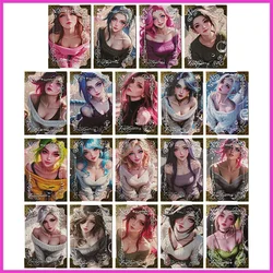 Anime Goddess Story Rare Refraction Collectible Cards Alice Tifa Lockhart Jinx Luxanna Crownguard Zabawki dla chłopców Prezent urodzinowy