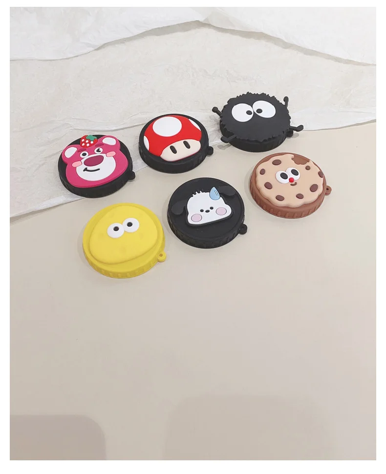 Camera Lens Cap for Fujifilm Instax MINI EVO miniEVO Camera Silicone Cover Lens Protector Cute Cartoon Front Cap