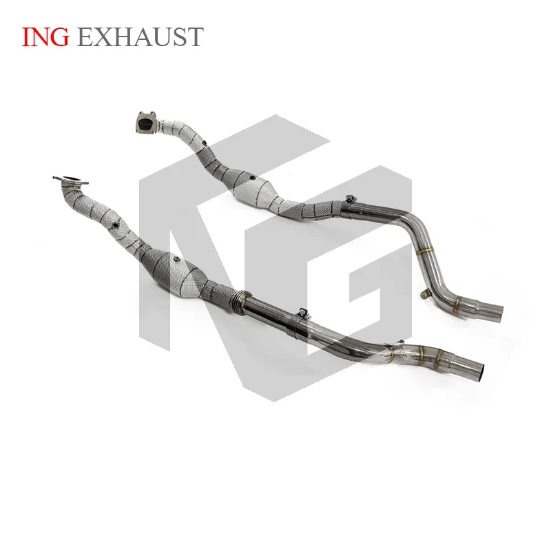 ING Factory direct sales For Dodge Challenger 3.6L stainless steel Without catalytic Downpipe product discount