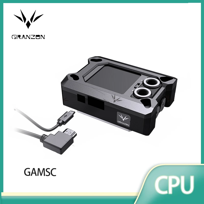 Granzon CPU Block Use for INTEL LGA115X 1200 1700 1800 2011 /AMD Ryzen 3/5/7/9 X470 X570 Water Cooler Radiator GAISC / GAMSC