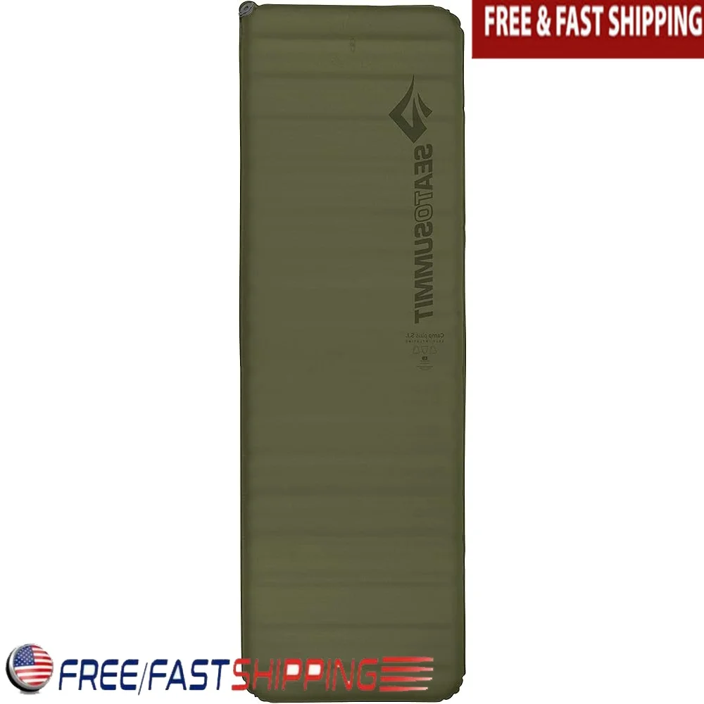 

Camp Plus Self Inflating Foam Sleeping Mat Large 79 x 25 x 3 Inches 4 Season Durable Comfortable Camping Pad with Carry Bag
