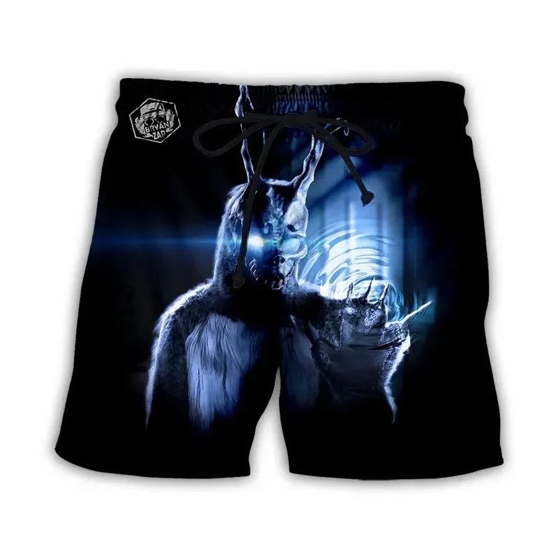 CAVVING 3D Printed  Donnie Darko  Summer Beach Shorts Streetwear Quick Dry Casual Shorts Sweat Shorts for Women/men