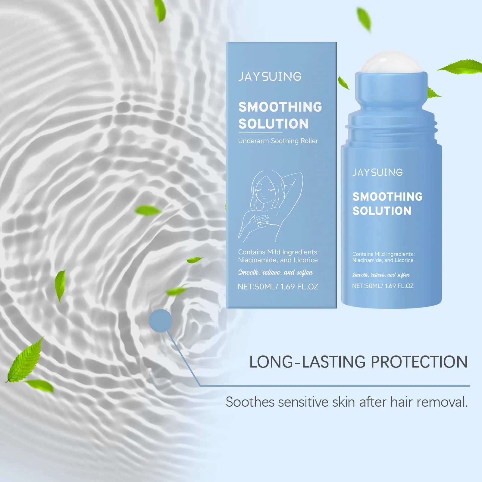 

Underarm After Shave Soothing Roller Moisturizing Pain Discomfort Reduce Redness Improve Dullness Relieve Armpit Skin Body Care