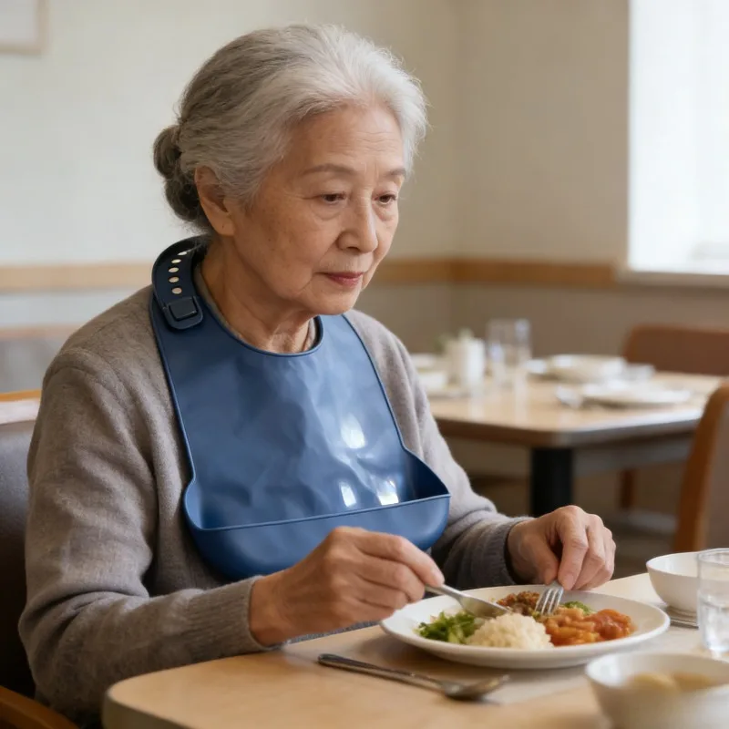 

Водонепроницаемый силиконовый нагрудник для взрослых, защищающий от слюней, для пожилых людей, для приема пищи, прочный, удобный, незаменимый