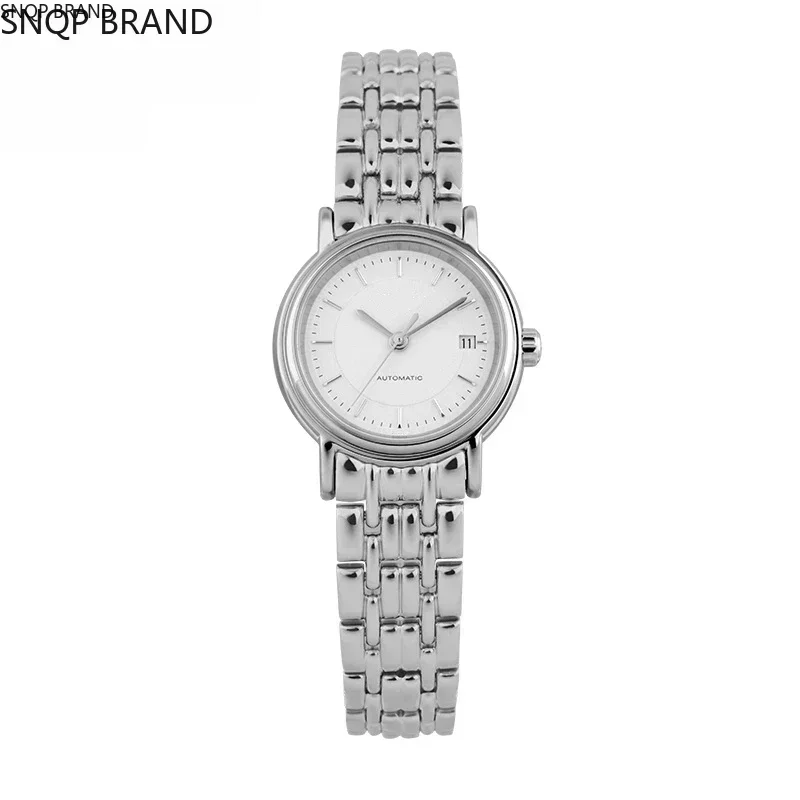 Luxury New Quartz Womens Watch Steel Strap White Relogio Masculino