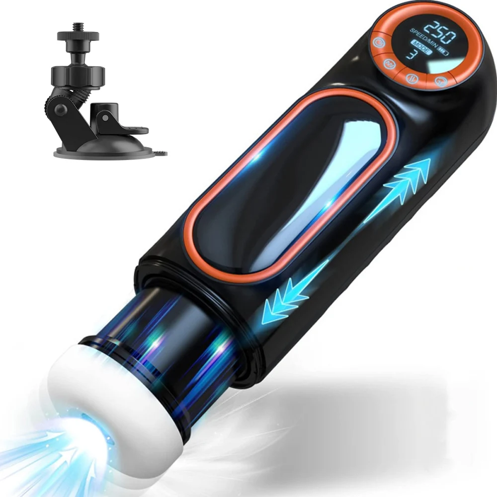 Male Masturbation Cup Blowjob Sex Machine For Men Dick Stroker with Thrusting Vibrating Sucking Modes Sexual Pleasure Tools
