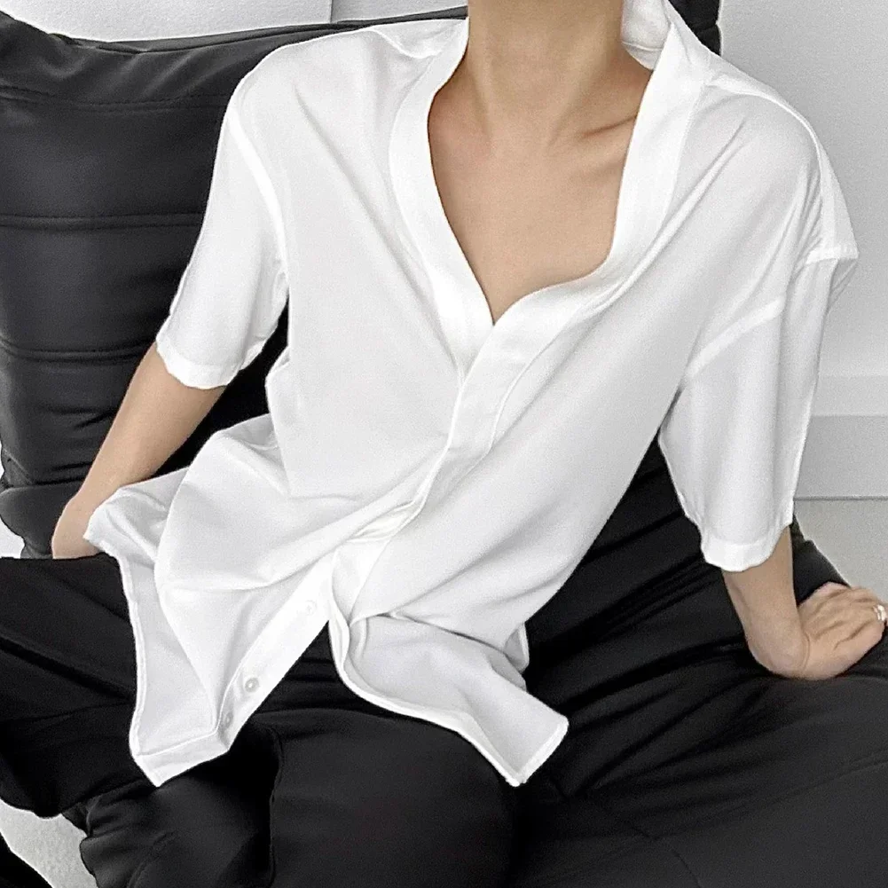 

Casual Summer Look Loose Fit Short Sleeve Fashion Summer Clothing For Men 2XL Regular Clothing Length Slight Stretch Elasticity