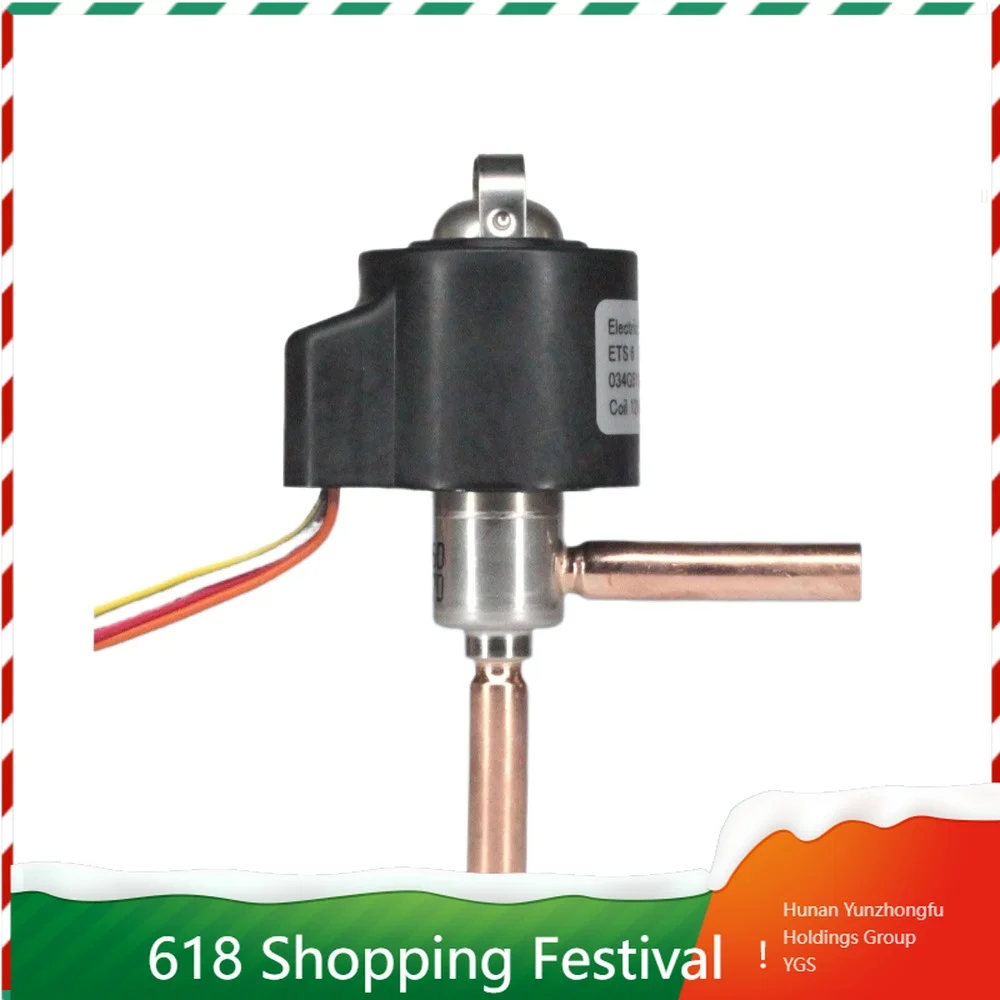 Pulse Solenoid Expansion Valve ETS6 Two-way Valve for HVAC Refrigeration System Parts