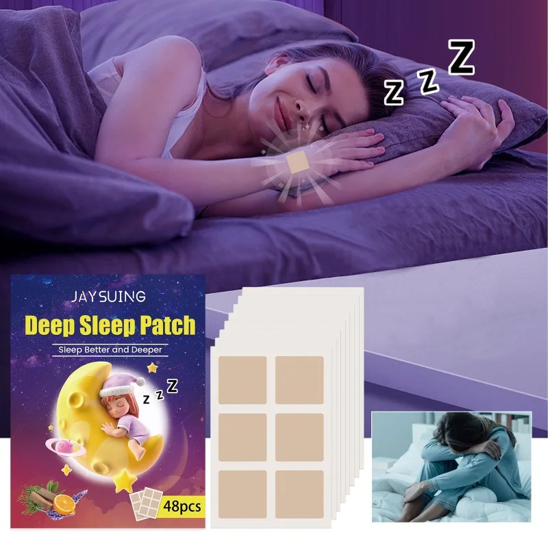 

Deep sleep patch relieve body stress Anxiety Decompression Headache improve Insomnia Treatment help fall asleep Relaxing sticker