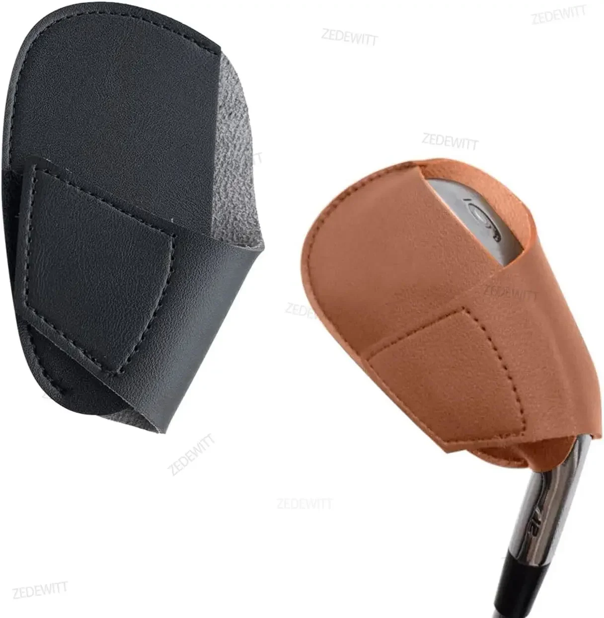 Golf Putter Schutz Neue Universelle PU Golf-Schlägerkopfhülle Golf Eisenkopf-Schutzhülle Wedge-Abdeckungen Einfach zu Verwendende Golf-Sportzubehör – Detail 5