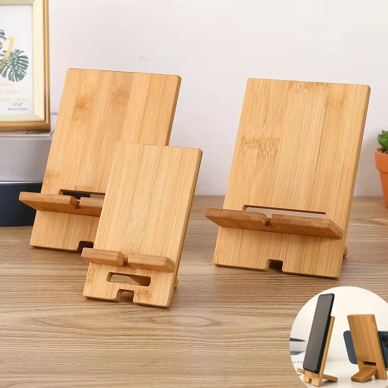 

Wooden Desktop Phone Holder Lazy Phone Stand Smartphone Charging Stand Lazy Phone Bracket Mobilephone Support Tablet Stand