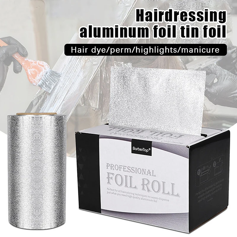 

30/50 Meters Professional Heavy Duty Aluminum Foil For Hair Coloring Highlights Bleaching Salon Barber Styling Tools