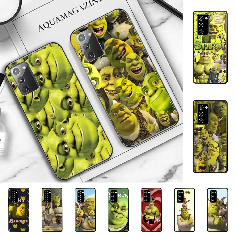 Cartoon Moive S-shreks Phone Case For Samsung Note 8 9 10 20 Pro Plus Lite M 10 11 20 30 21 31 51 A 21 22 42 02 03