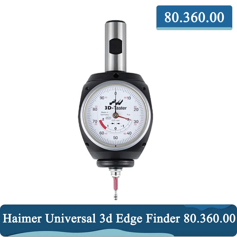 HAIMER 3D Edge Finder Universal Detector Tool Centering Indicator Centering Dial Test Indicator Center Finder Milling Tool